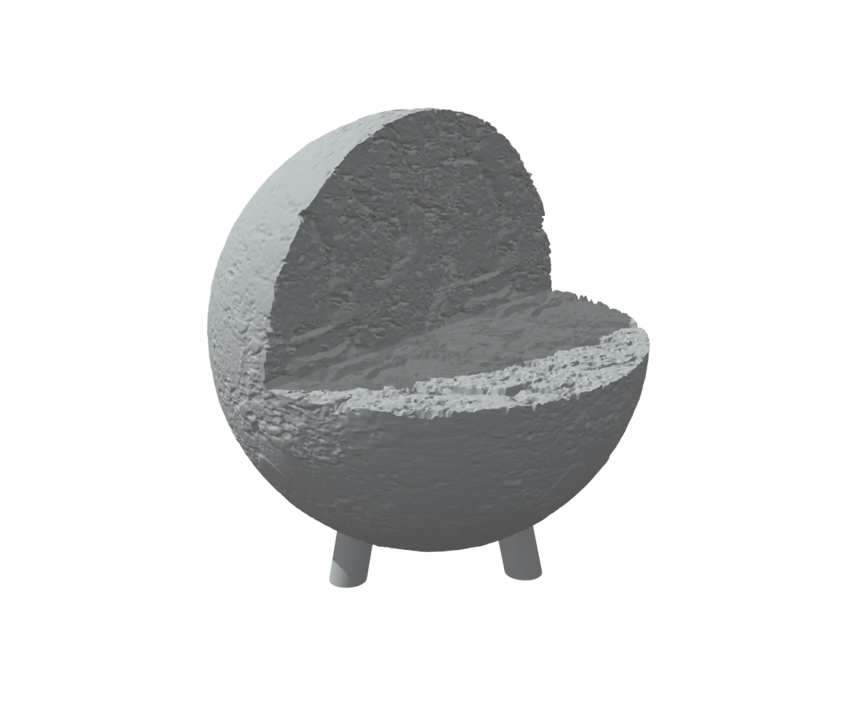 Cross-section of a KIVAS granule